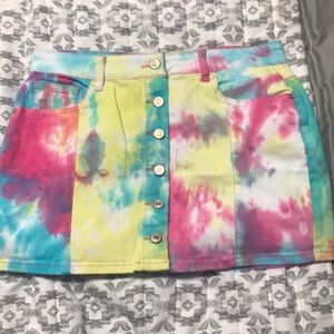 Tye die skirt XL